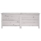 vidaXL Gartentruhe Weiß 150x50x56,5 cm Massivholz Tanne vidaXL Gartentruhe Weiß 150x50x56,5 cm Massivholz Tanne