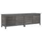 vidaXL Gartentruhe Anthrazit 198,5x50x56,5 cm Massivholz Tanne vidaXL Gartentruhe Anthrazit 198,5x50x56,5 cm Massivholz Tanne