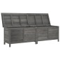 vidaXL Gartentruhe Anthrazit 198,5x50x56,5 cm Massivholz Tanne vidaXL Gartentruhe Anthrazit 198,5x50x56,5 cm Massivholz Tanne