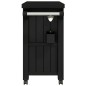 vidaXL 3-in-1 Servierwagen Schwarz Polypropylen vidaXL 3-in-1 Servierwagen Schwarz Polypropylen
