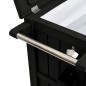 vidaXL 3-in-1 Servierwagen Schwarz Polypropylen vidaXL 3-in-1 Servierwagen Schwarz Polypropylen