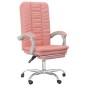 Bürostuhl mit Liegefunktion Rosa Kunstleder Bürostuhl mit Liegefunktion Rosa Kunstleder
