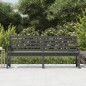 vidaXL Gartenbank Grau 203,5x48x91,5 cm Massivholz Kiefer vidaXL Gartenbank Grau 203,5x48x91,5 cm Massivholz Kiefer