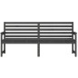 vidaXL Gartenbank Grau 203,5x48x91,5 cm Massivholz Kiefer vidaXL Gartenbank Grau 203,5x48x91,5 cm Massivholz Kiefer