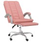 Bürostuhl mit Liegefunktion Rosa Kunstleder Bürostuhl mit Liegefunktion Rosa Kunstleder