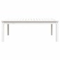 vidaXL Gartentisch Weiß 121x82,5x45 cm Massivholz Kiefer vidaXL Gartentisch Weiß 121x82,5x45 cm Massivholz Kiefer