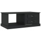 vidaXL Couchtisch Schwarz 90x50x35 cm Holzwerkstoff vidaXL Couchtisch Schwarz 90x50x35 cm Holzwerkstoff