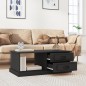 vidaXL Couchtisch Schwarz 90x50x35 cm Holzwerkstoff vidaXL Couchtisch Schwarz 90x50x35 cm Holzwerkstoff