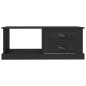 vidaXL Couchtisch Schwarz 90x50x35 cm Holzwerkstoff vidaXL Couchtisch Schwarz 90x50x35 cm Holzwerkstoff
