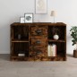 vidaXL Sideboard Räuchereiche 104,5x35,5x67,5 cm Holzwerkstoff vidaXL Sideboard Räuchereiche 104,5x35,5x67,5 cm Holzwerkstoff