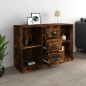 vidaXL Sideboard Räuchereiche 104,5x35,5x67,5 cm Holzwerkstoff vidaXL Sideboard Räuchereiche 104,5x35,5x67,5 cm Holzwerkstoff