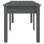 vidaXL Gartenbank 2-Sitzer Grau 159,5x44x45 cm Massivholz Kiefer vidaXL Gartenbank 2-Sitzer Grau 159,5x44x45 cm Massivholz Kiefer
