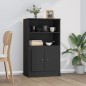 vidaXL Highboard Schwarz 60x35,5x103,5 cm Holzwerkstoff vidaXL Highboard Schwarz 60x35,5x103,5 cm Holzwerkstoff