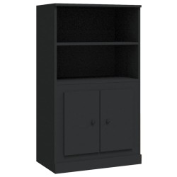 vidaXL Highboard Schwarz 60x35,5x103,5 cm Holzwerkstoff