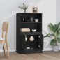 vidaXL Highboard Schwarz 60x35,5x103,5 cm Holzwerkstoff vidaXL Highboard Schwarz 60x35,5x103,5 cm Holzwerkstoff