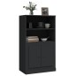 vidaXL Highboard Schwarz 60x35,5x103,5 cm Holzwerkstoff vidaXL Highboard Schwarz 60x35,5x103,5 cm Holzwerkstoff