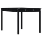 vidaXL Gartentisch Schwarz 121x82,5x76 cm Massivholz Kiefer vidaXL Gartentisch Schwarz 121x82,5x76 cm Massivholz Kiefer