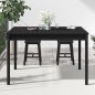 vidaXL Gartentisch Schwarz 121x82,5x76 cm Massivholz Kiefer vidaXL Gartentisch Schwarz 121x82,5x76 cm Massivholz Kiefer