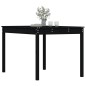 vidaXL Gartentisch Schwarz 121x82,5x76 cm Massivholz Kiefer vidaXL Gartentisch Schwarz 121x82,5x76 cm Massivholz Kiefer