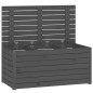 vidaXL Gartenbox Grau 101x50,5x46,5 cm Massivholz Kiefer vidaXL Gartenbox Grau 101x50,5x46,5 cm Massivholz Kiefer