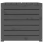 vidaXL Gartenbox Grau 101x50,5x46,5 cm Massivholz Kiefer vidaXL Gartenbox Grau 101x50,5x46,5 cm Massivholz Kiefer