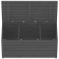 vidaXL Gartenbox Grau 101x50,5x46,5 cm Massivholz Kiefer vidaXL Gartenbox Grau 101x50,5x46,5 cm Massivholz Kiefer