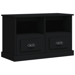 vidaXL TV-Schrank Schwarz 80x35x50 cm Holzwerkstoff