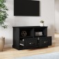 vidaXL TV-Schrank Schwarz 80x35x50 cm Holzwerkstoff vidaXL TV-Schrank Schwarz 80x35x50 cm Holzwerkstoff