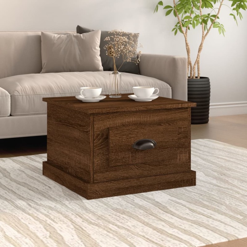 vidaXL Couchtisch Braun Eichen-Optik 50x50x35 cm Holzwerkstoff vidaXL Couchtisch Braun Eichen-Optik 50x50x35 cm Holzwerkstoff