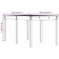 vidaXL Gartentisch 159,5x82,5x76 cm Massivholz Douglasie vidaXL Gartentisch 159,5x82,5x76 cm Massivholz Douglasie