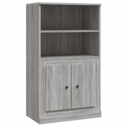 vidaXL Highboard Grau Sonoma 60x35,5x103,5 cm Holzwerkstoff