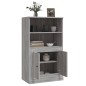 vidaXL Highboard Grau Sonoma 60x35,5x103,5 cm Holzwerkstoff vidaXL Highboard Grau Sonoma 60x35,5x103,5 cm Holzwerkstoff