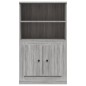 vidaXL Highboard Grau Sonoma 60x35,5x103,5 cm Holzwerkstoff vidaXL Highboard Grau Sonoma 60x35,5x103,5 cm Holzwerkstoff
