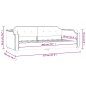 vidaXL Tagesbett Creme 90x200 cm Stoff vidaXL Tagesbett Creme 90x200 cm Stoff