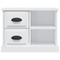 vidaXL Nachttisch Weiß 60x35,5x45 cm vidaXL Nachttisch Weiß 60x35,5x45 cm