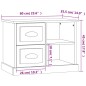 vidaXL Nachttisch Weiß 60x35,5x45 cm vidaXL Nachttisch Weiß 60x35,5x45 cm
