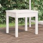 vidaXL Gartenbank Weiß 50x44x45 cm Massivholz Kiefer vidaXL Gartenbank Weiß 50x44x45 cm Massivholz Kiefer