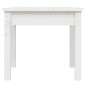 vidaXL Gartenbank Weiß 50x44x45 cm Massivholz Kiefer vidaXL Gartenbank Weiß 50x44x45 cm Massivholz Kiefer