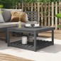 vidaXL Gartentisch Grau 82,5x82,5x45 cm Massivholz Kiefer vidaXL Gartentisch Grau 82,5x82,5x45 cm Massivholz Kiefer