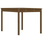 vidaXL Gartentisch Honigbraun 121x82,5x76 cm Massivholz Kiefer vidaXL Gartentisch Honigbraun 121x82,5x76 cm Massivholz Kiefer