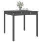 vidaXL Gartentisch Grau 82,5x82,5x76 cm Massivholz Kiefer vidaXL Gartentisch Grau 82,5x82,5x76 cm Massivholz Kiefer