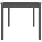 vidaXL Gartentisch Grau 82,5x82,5x76 cm Massivholz Kiefer vidaXL Gartentisch Grau 82,5x82,5x76 cm Massivholz Kiefer