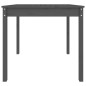 vidaXL Gartentisch Grau 82,5x82,5x76 cm Massivholz Kiefer vidaXL Gartentisch Grau 82,5x82,5x76 cm Massivholz Kiefer