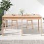 vidaXL Gartentisch 159,5x82,5x76 cm Massivholz Kiefer vidaXL Gartentisch 159,5x82,5x76 cm Massivholz Kiefer