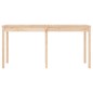 vidaXL Gartentisch 159,5x82,5x76 cm Massivholz Kiefer vidaXL Gartentisch 159,5x82,5x76 cm Massivholz Kiefer