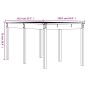 vidaXL Gartentisch 159,5x82,5x76 cm Massivholz Kiefer vidaXL Gartentisch 159,5x82,5x76 cm Massivholz Kiefer