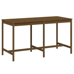 vidaXL Gartentisch Honigbraun 203,5x90x110 cm Massivholz Kiefer