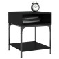 vidaXL Nachttische 2 Stk. Schwarz 40x41x50 cm Holzwerkstoff vidaXL Nachttische 2 Stk. Schwarz 40x41x50 cm Holzwerkstoff