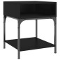 vidaXL Nachttische 2 Stk. Schwarz 40x41x50 cm Holzwerkstoff vidaXL Nachttische 2 Stk. Schwarz 40x41x50 cm Holzwerkstoff