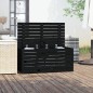 vidaXL Gartenbox Schwarz 101x50,5x46,5 cm Massivholz Kiefer vidaXL Gartenbox Schwarz 101x50,5x46,5 cm Massivholz Kiefer